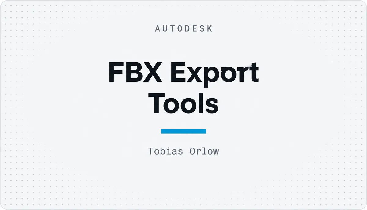 FBX Export Tools — cover image