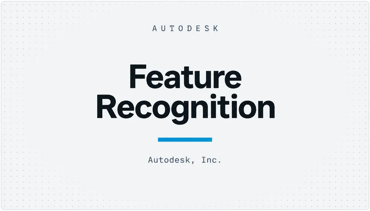 Feature Recognition — cover image