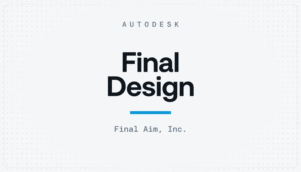 Final Design — cover image