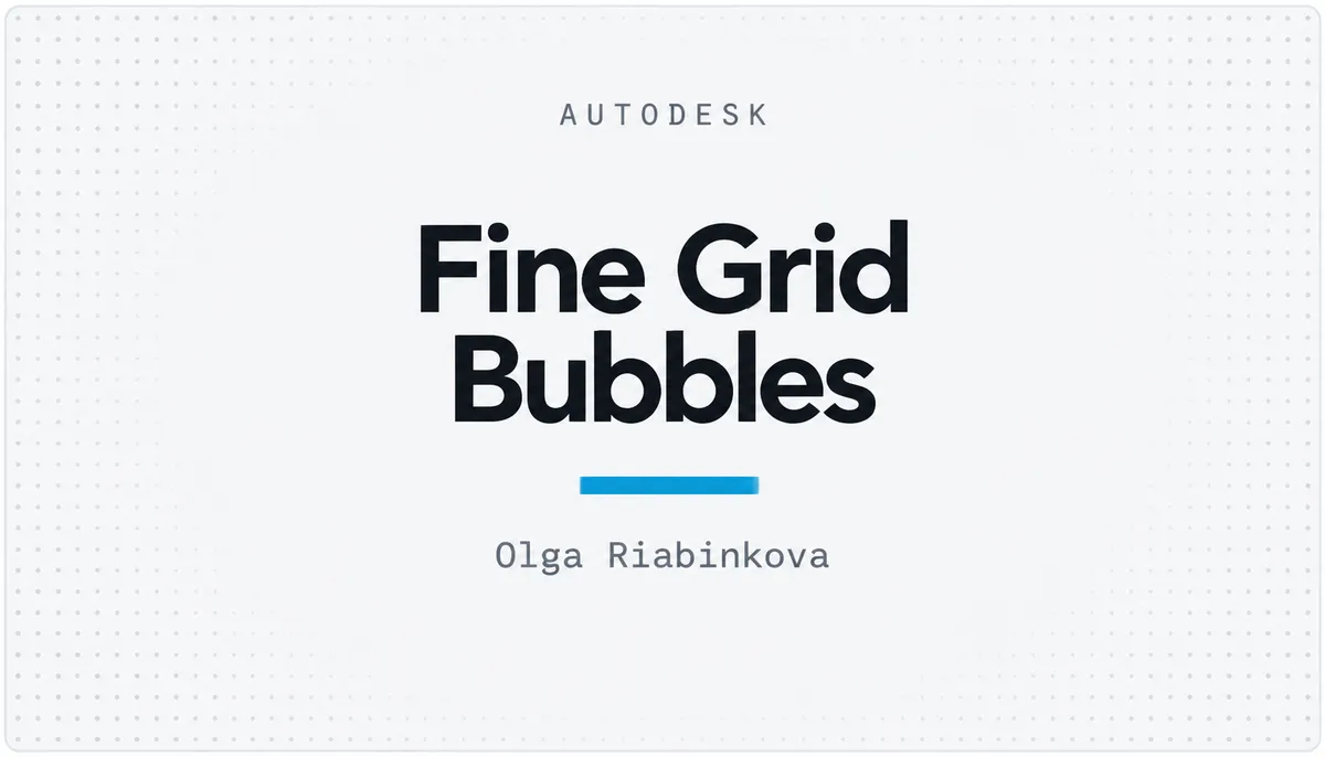 Fine Grid Bubbles — cover image