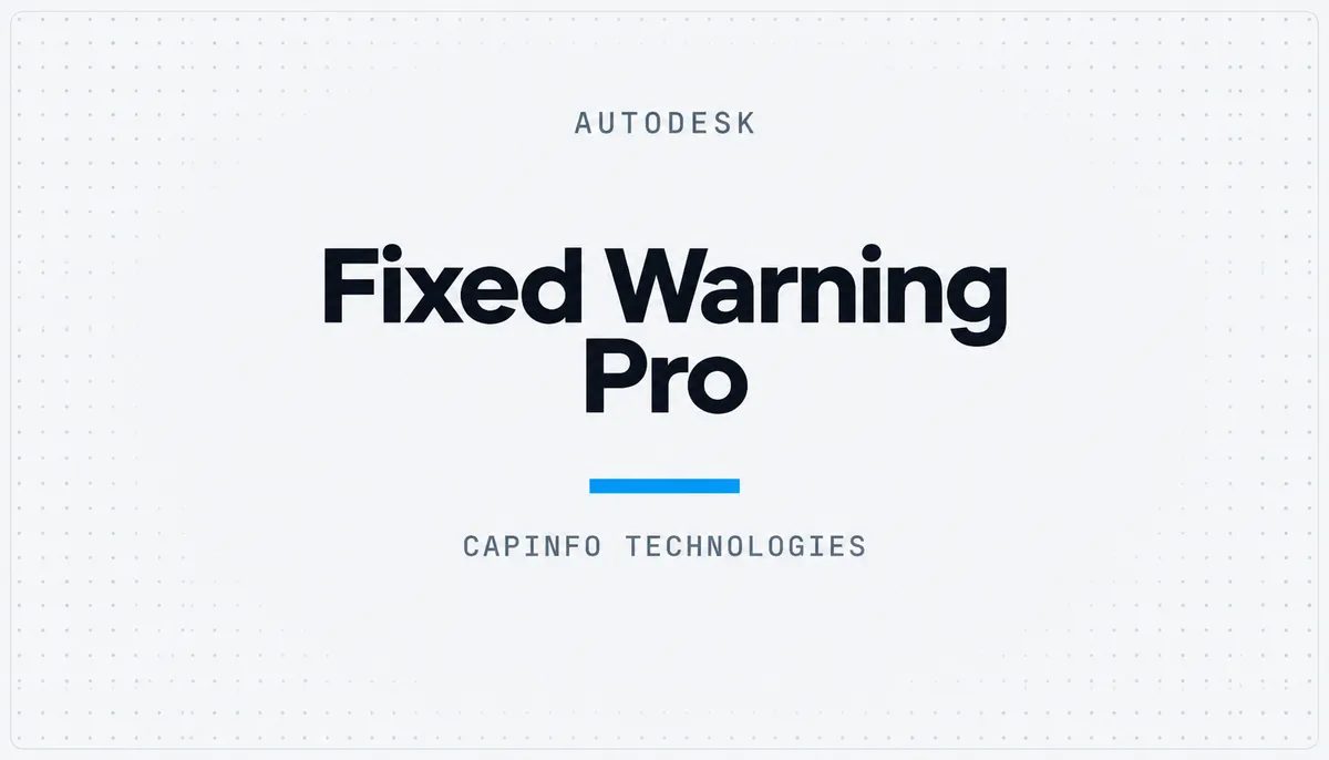 Fixed Warning Pro — cover image