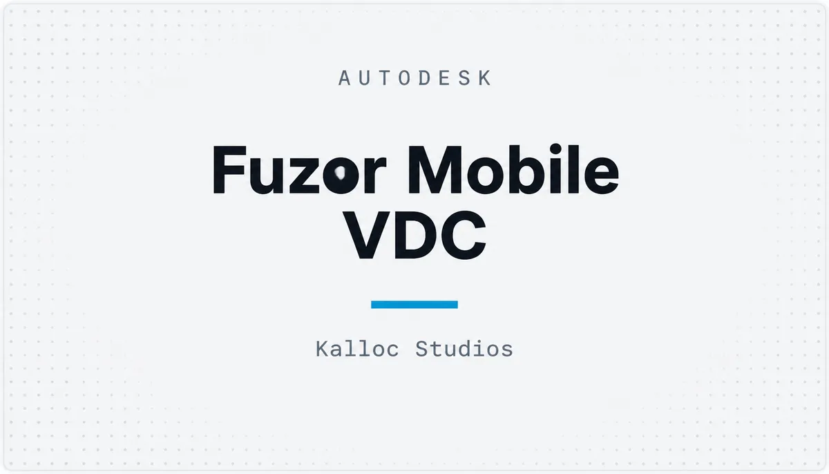 Fuzor Mobile VDC — cover image