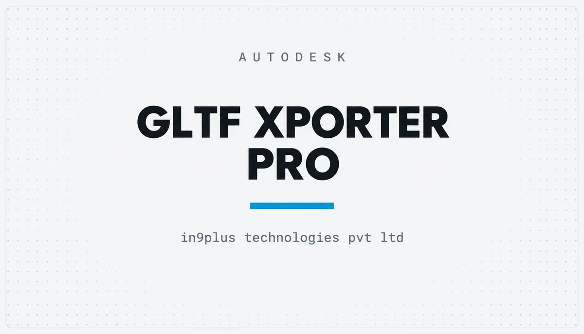 GLTF XPORTER PRO — cover image