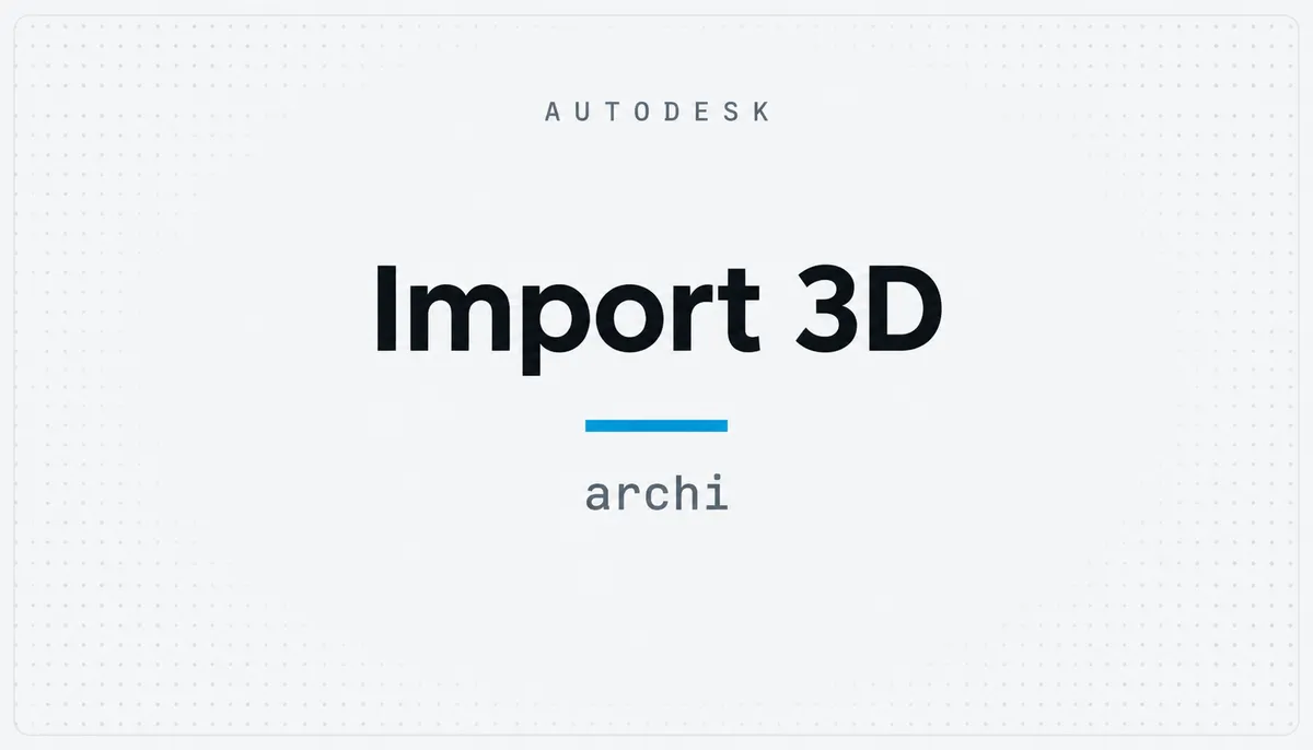 Import 3D — cover image