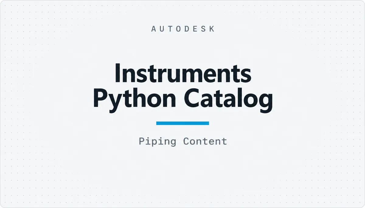Instruments Python Catalog — cover image