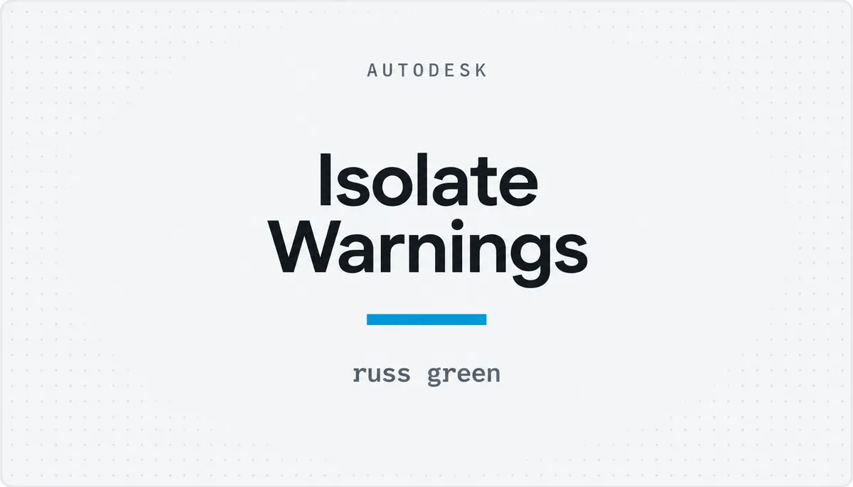Isolate Warnings — cover image