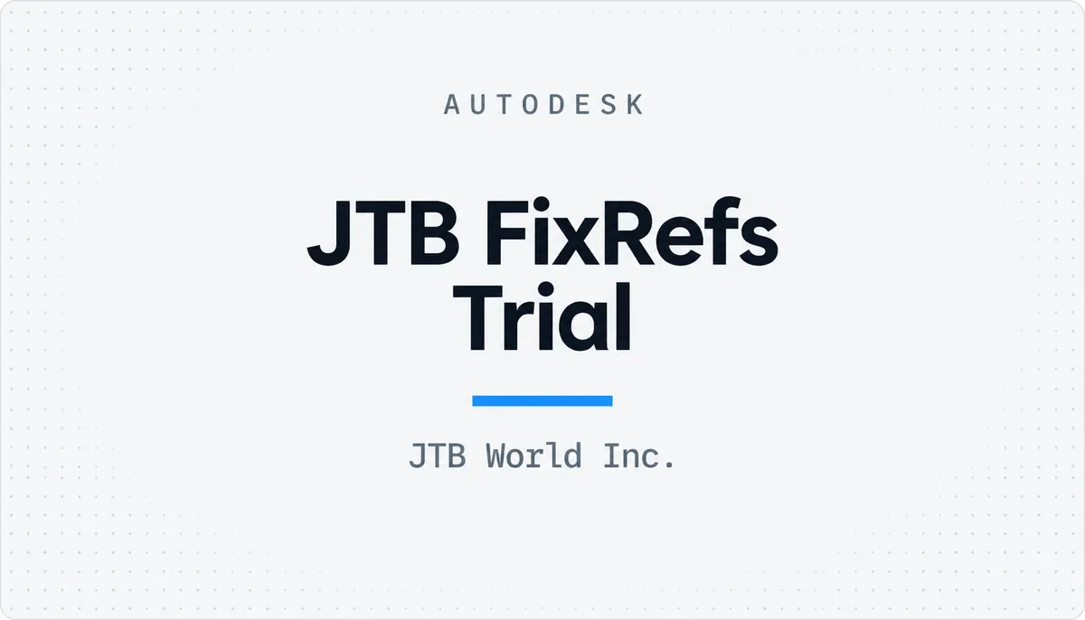 JTB FixRefs Trial — cover image