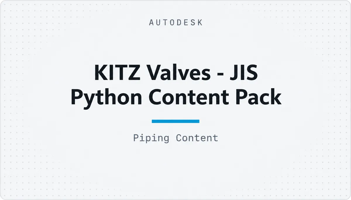 KITZ Valves - JIS Python Content Pack — cover image