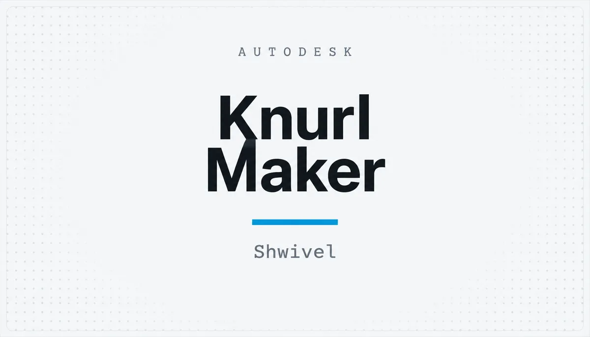 Knurl Maker — cover image