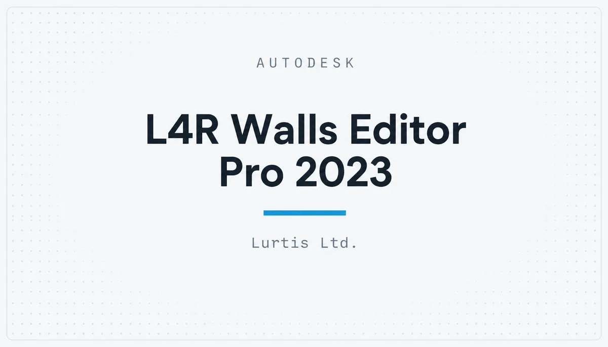 L4R Walls Editor Pro 2023 — cover image