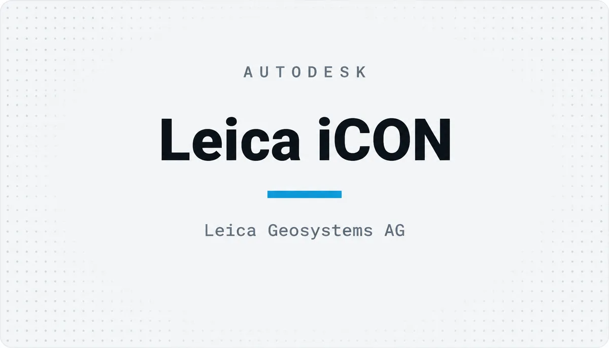 Leica iCON — cover image