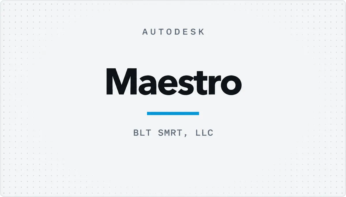 Maestro — cover image