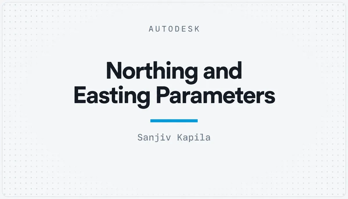 Northing and Easting Parameters — cover image