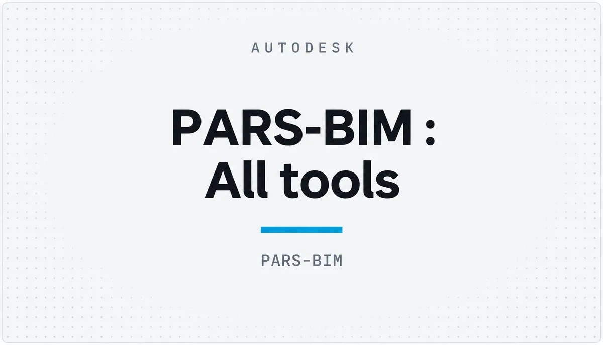 PARS-BIM : All tools — cover image