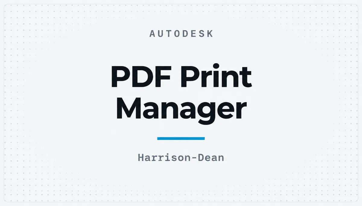 PDF Print Manager — cover image
