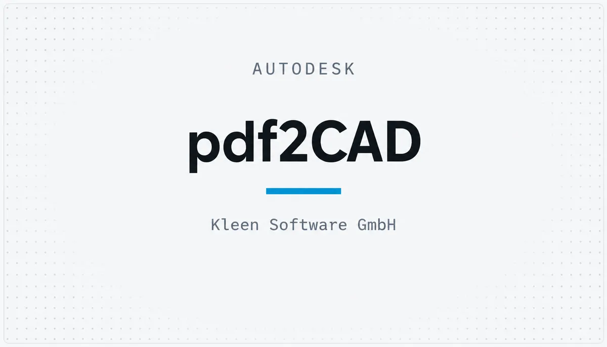 pdf2CAD — cover image