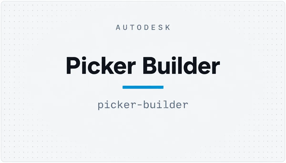 Picker Builder — cover image