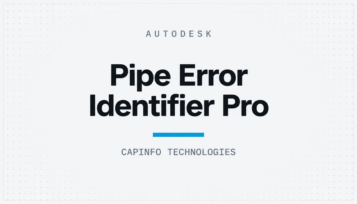 Pipe Error Identifier Pro — cover image