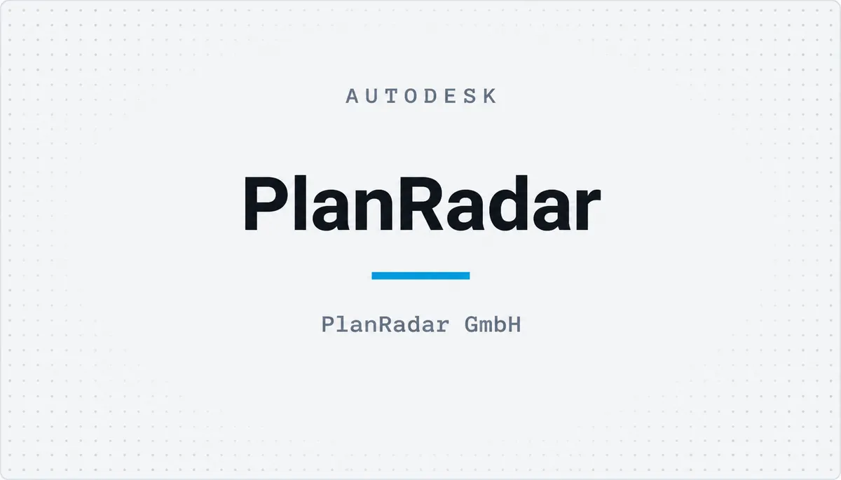 PlanRadar — cover image