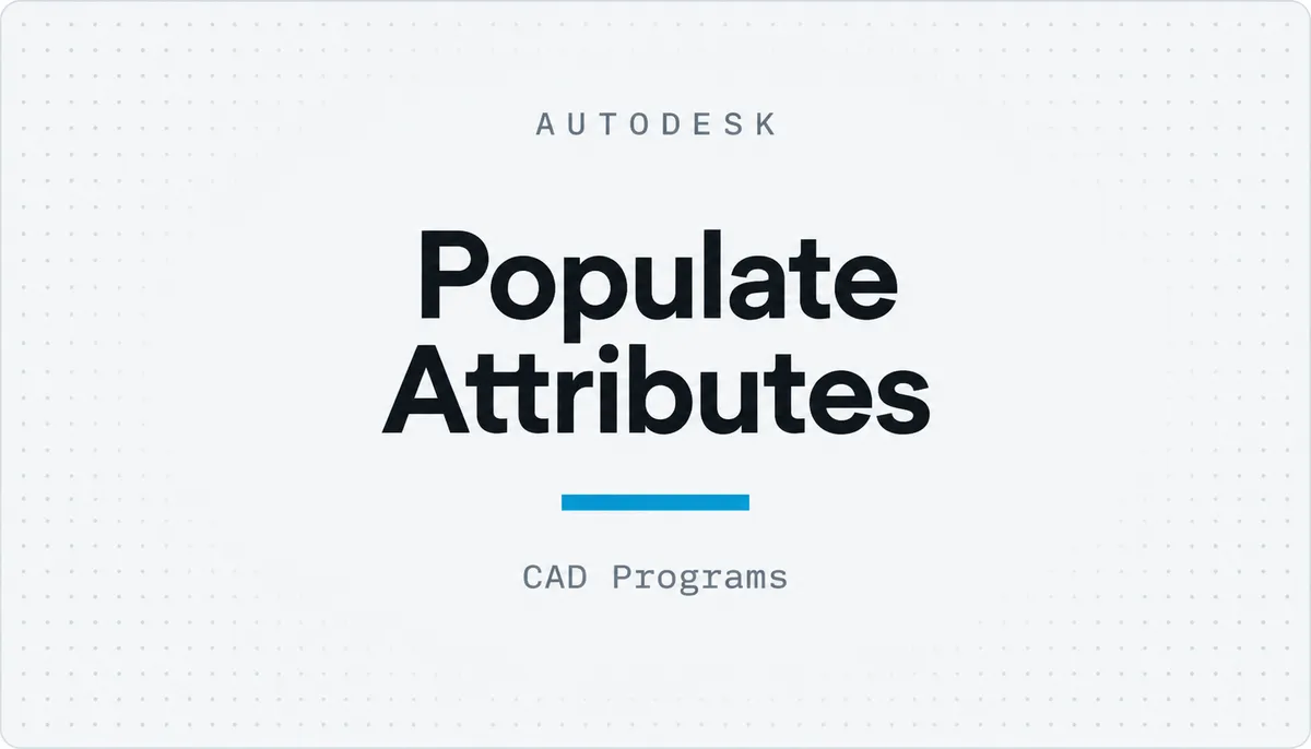 Populate Attributes — cover image