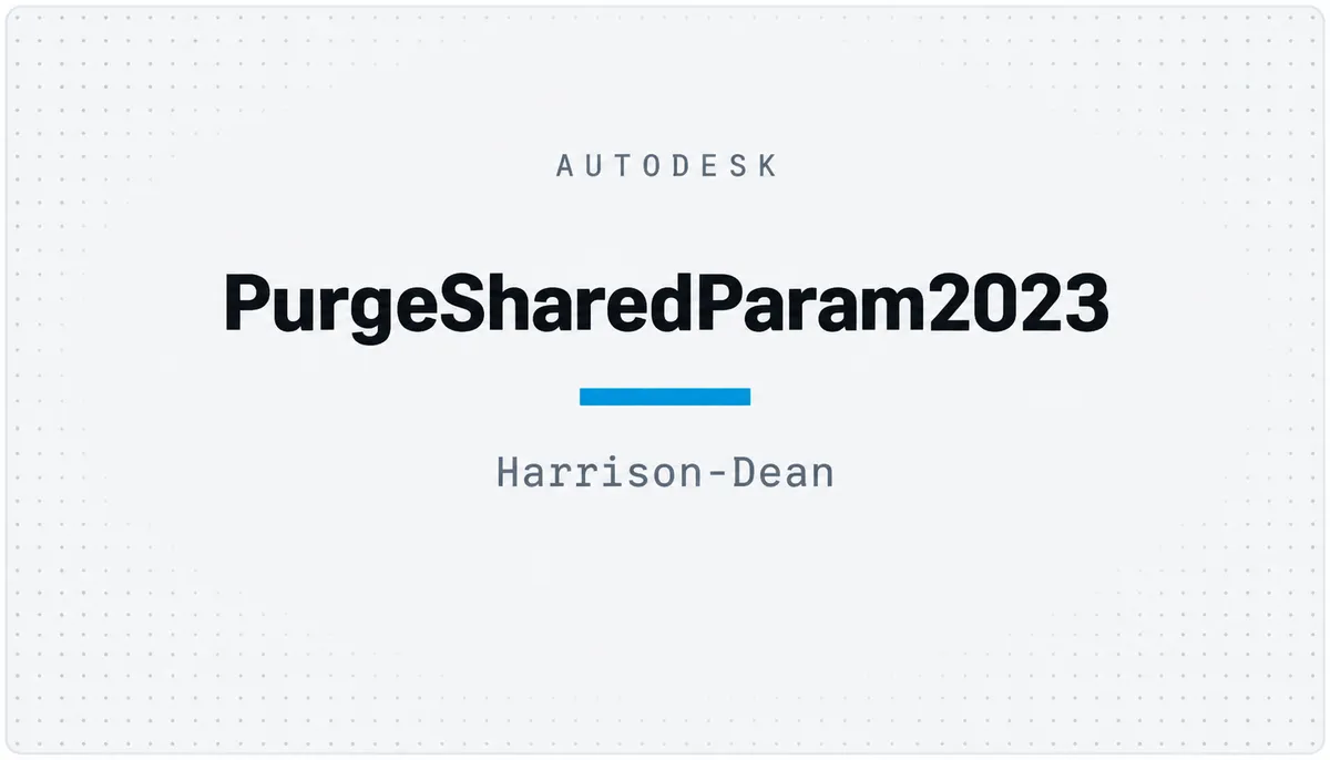 PurgeSharedParam2023 — cover image