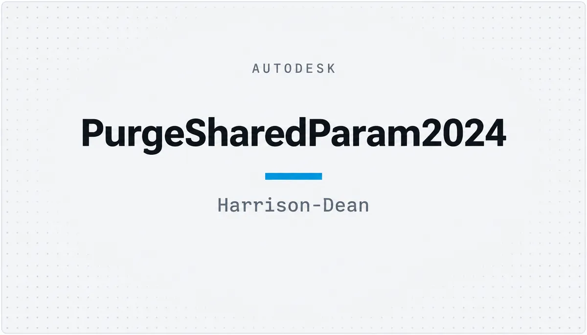 PurgeSharedParam2024 — cover image