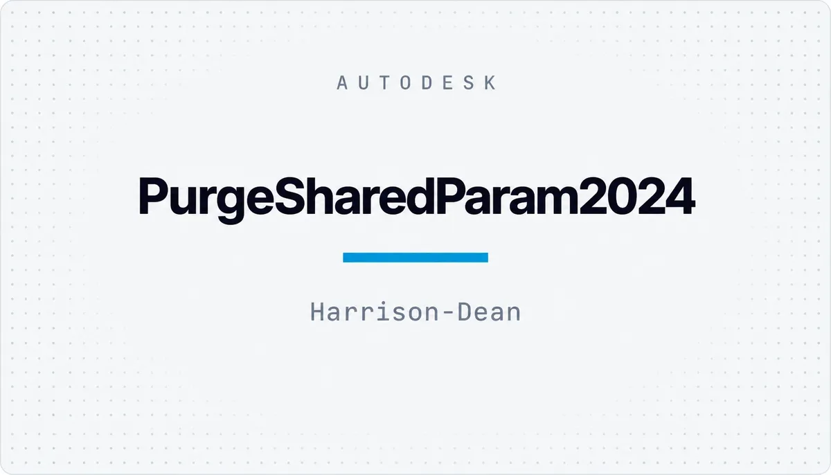 PurgeSharedParam2024 — cover image