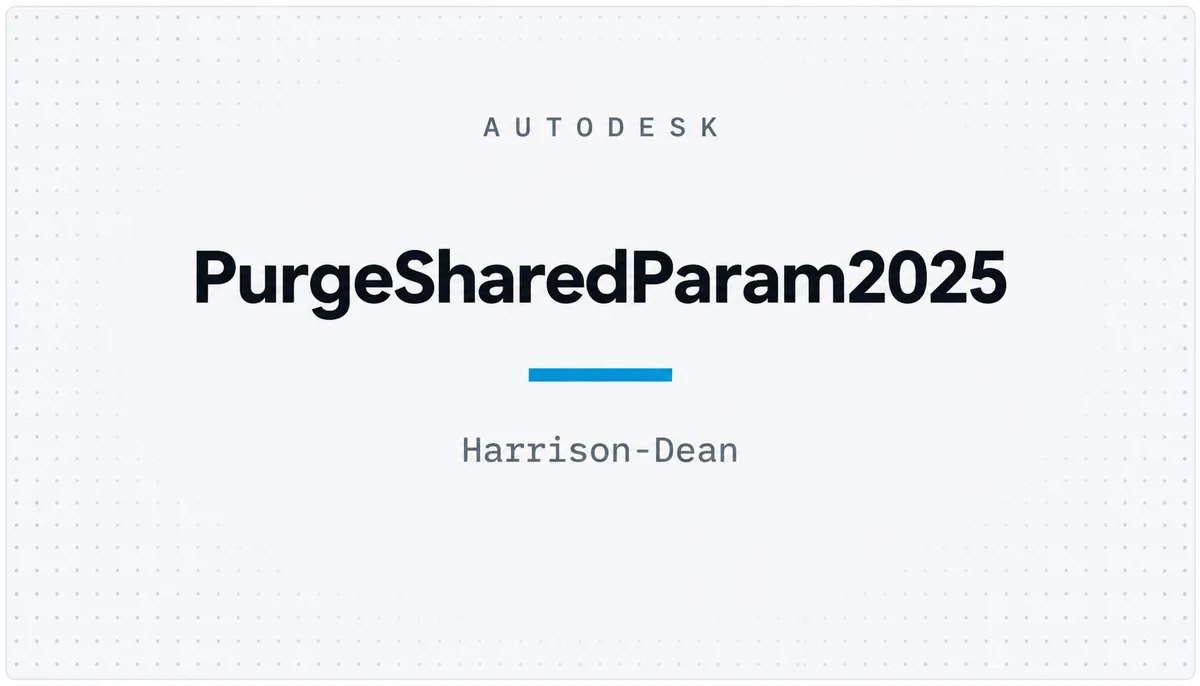 PurgeSharedParam2025 — cover image