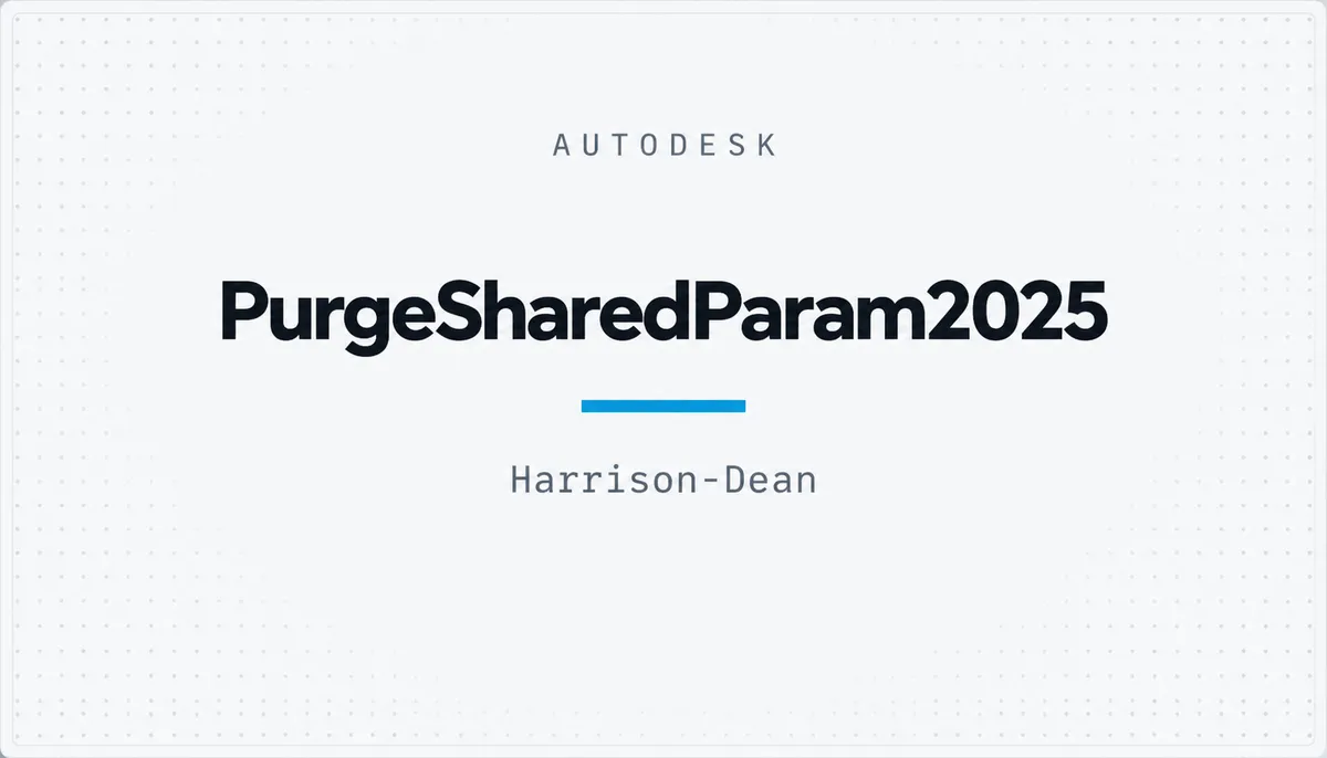 PurgeSharedParam2025 — cover image