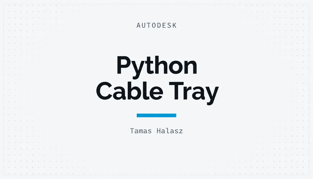 Python Cable Tray — cover image