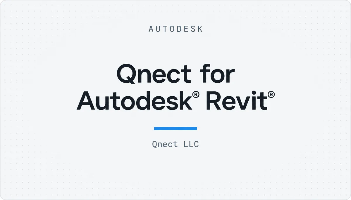 Qnect for Autodesk® Revit® — cover image