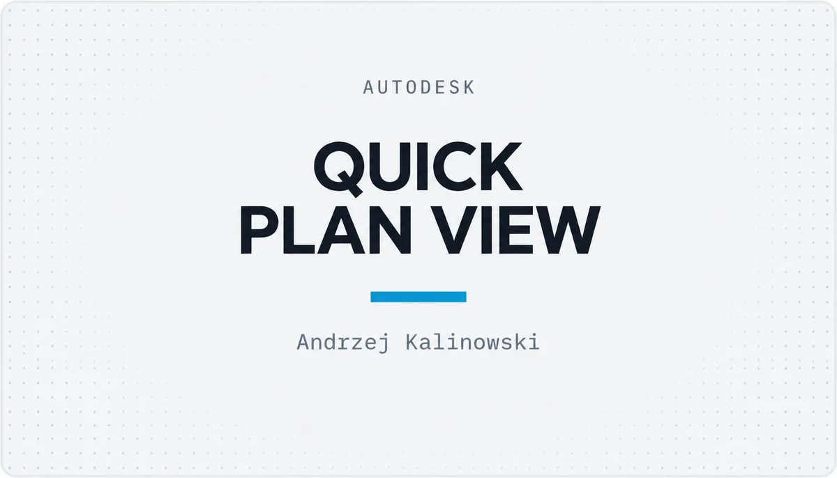 QUICK PLAN VIEW — cover image