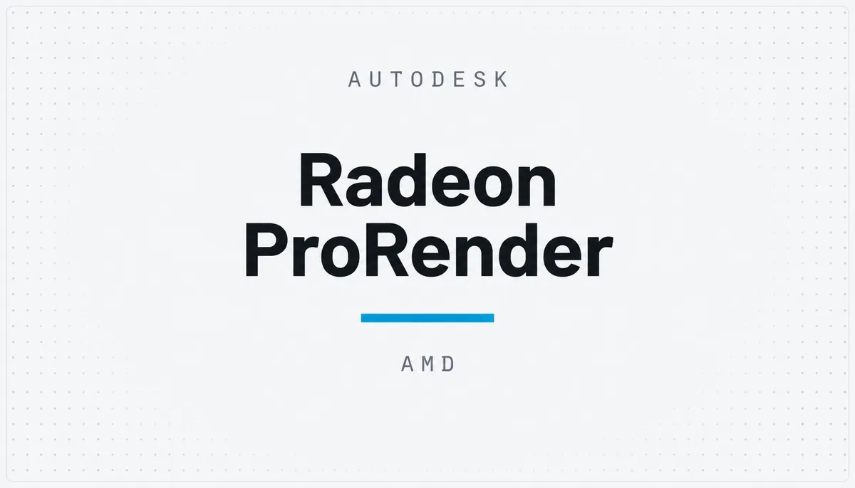 Radeon ProRender — cover image