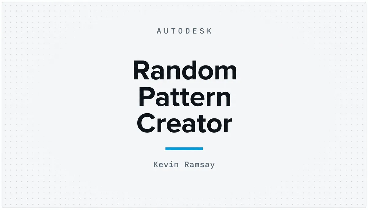 Random Pattern Creator — cover image