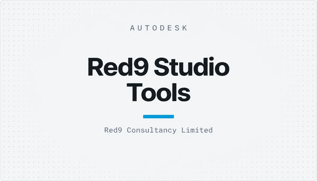 Red9 Studio Tools — cover image