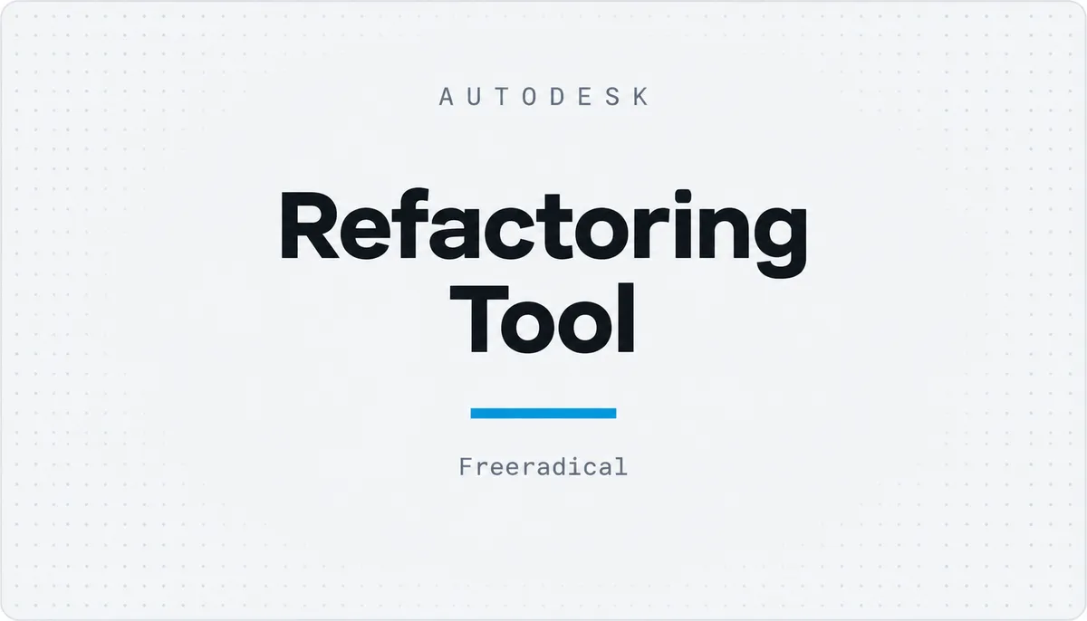 Refactoring Tool — cover image