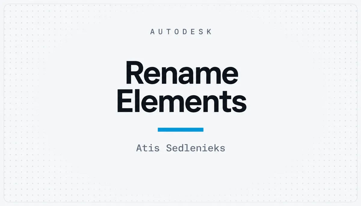 Rename Elements — cover image