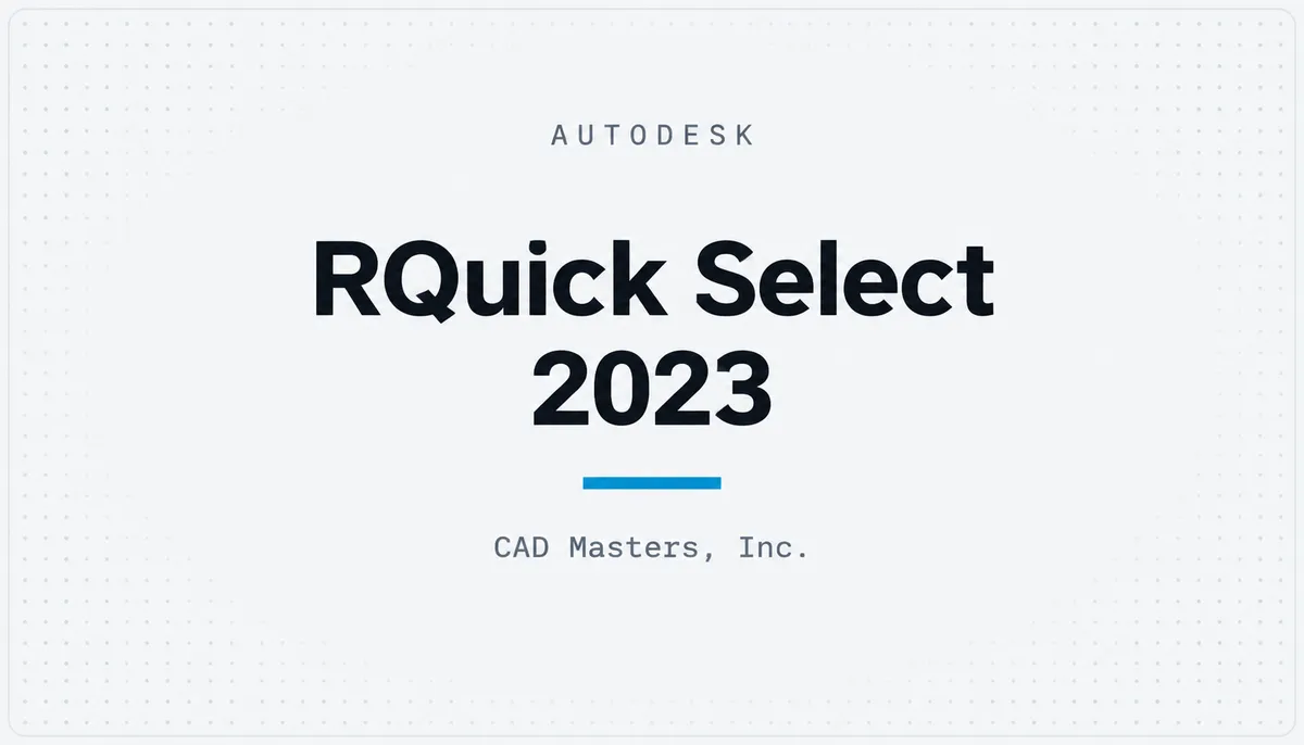 RQuick Select 2023 — cover image