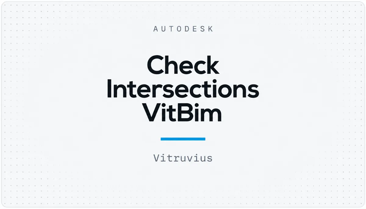 Сheck Intersections VitBim — cover image