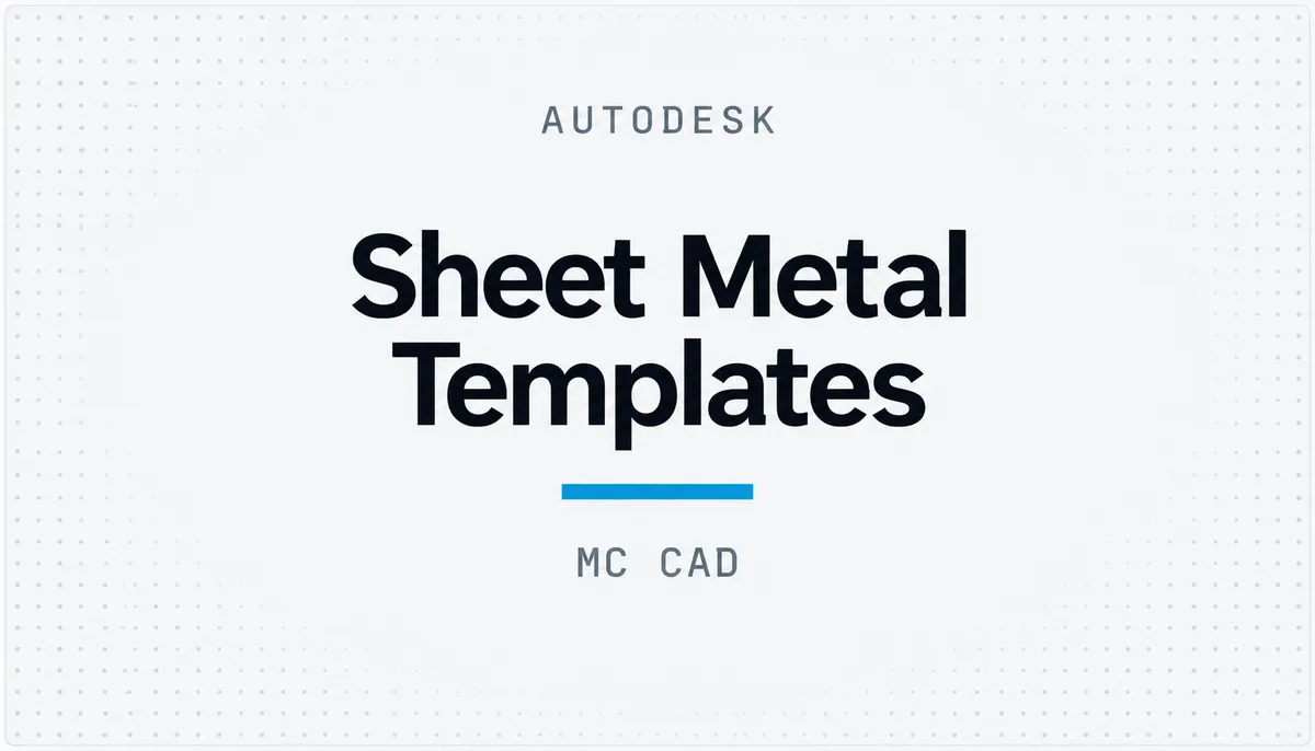 Sheet Metal Templates — cover image