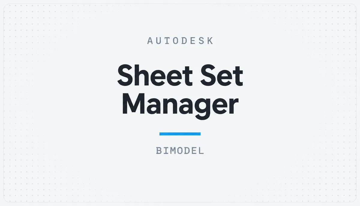 Sheet Set Manager — cover image