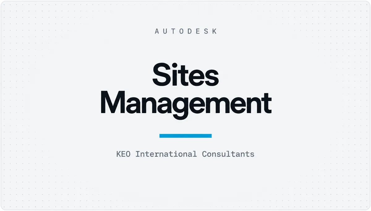 Sites Management — cover image