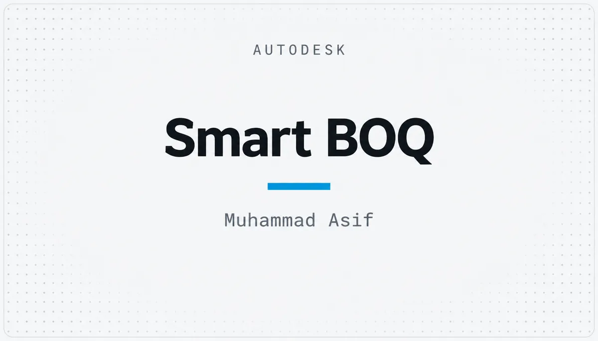 Smart BOQ — cover image