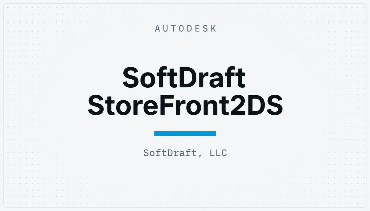 SoftDraft StoreFront2DS — cover image