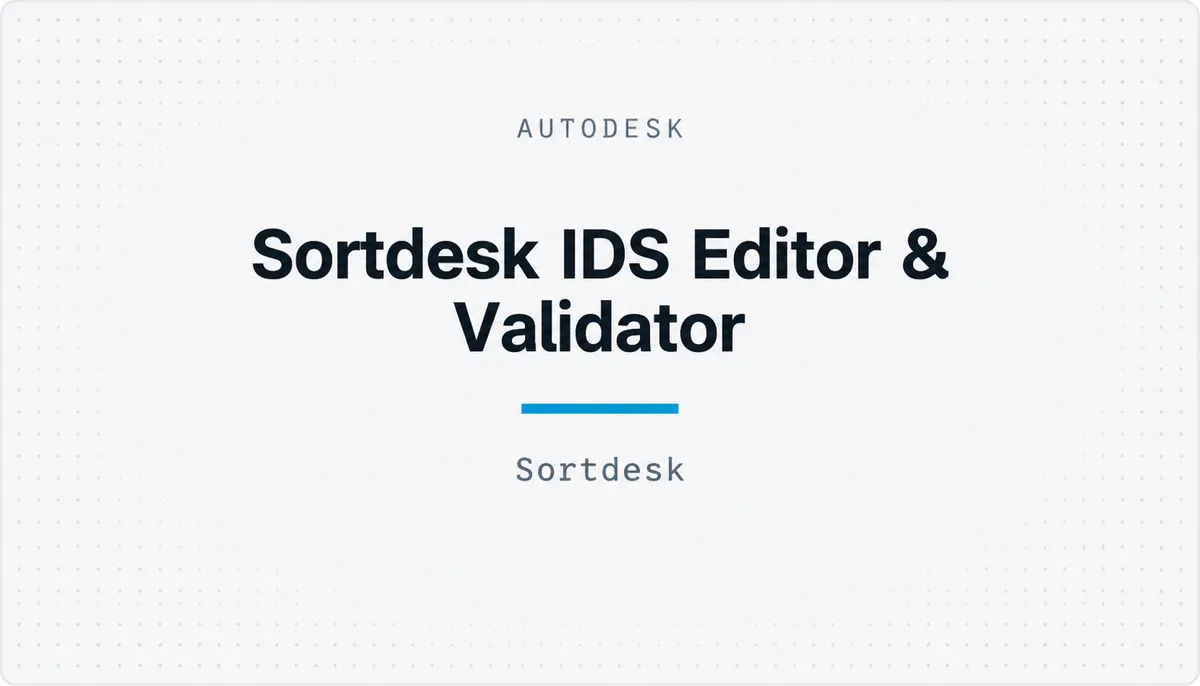 Sortdesk IDS Editor & Validator — cover image