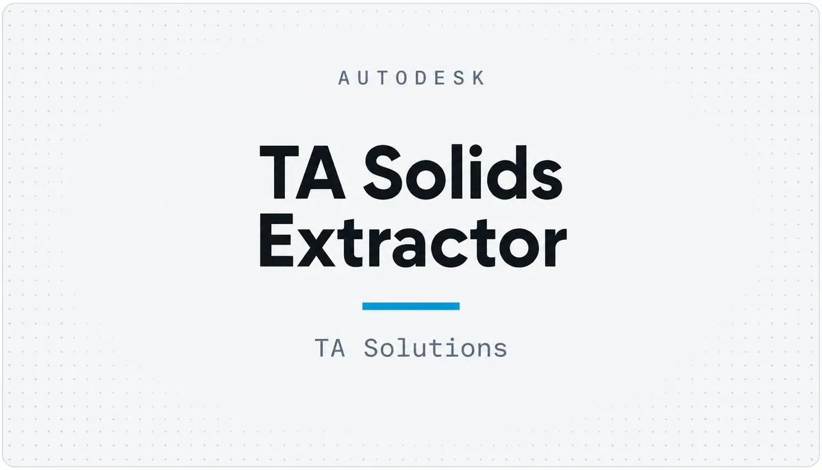 TA Solids Extractor — cover image