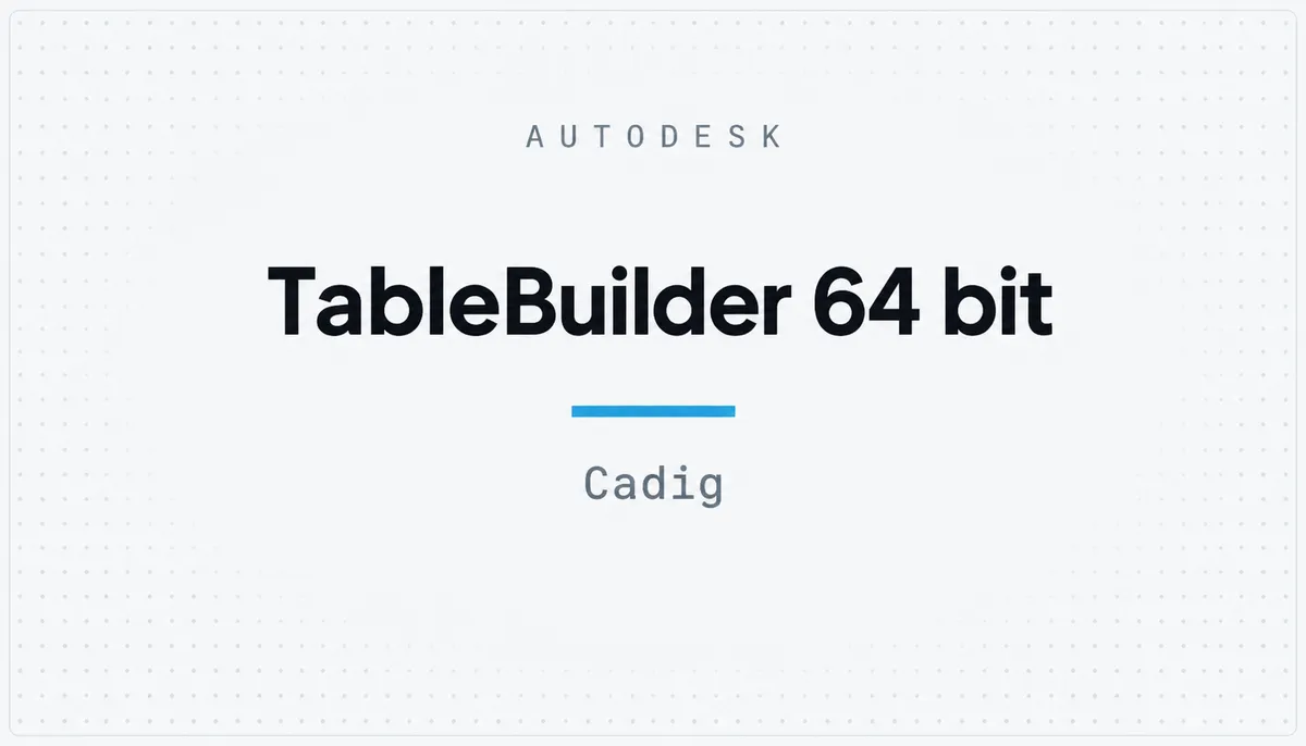 TableBuilder 64 bit — cover image