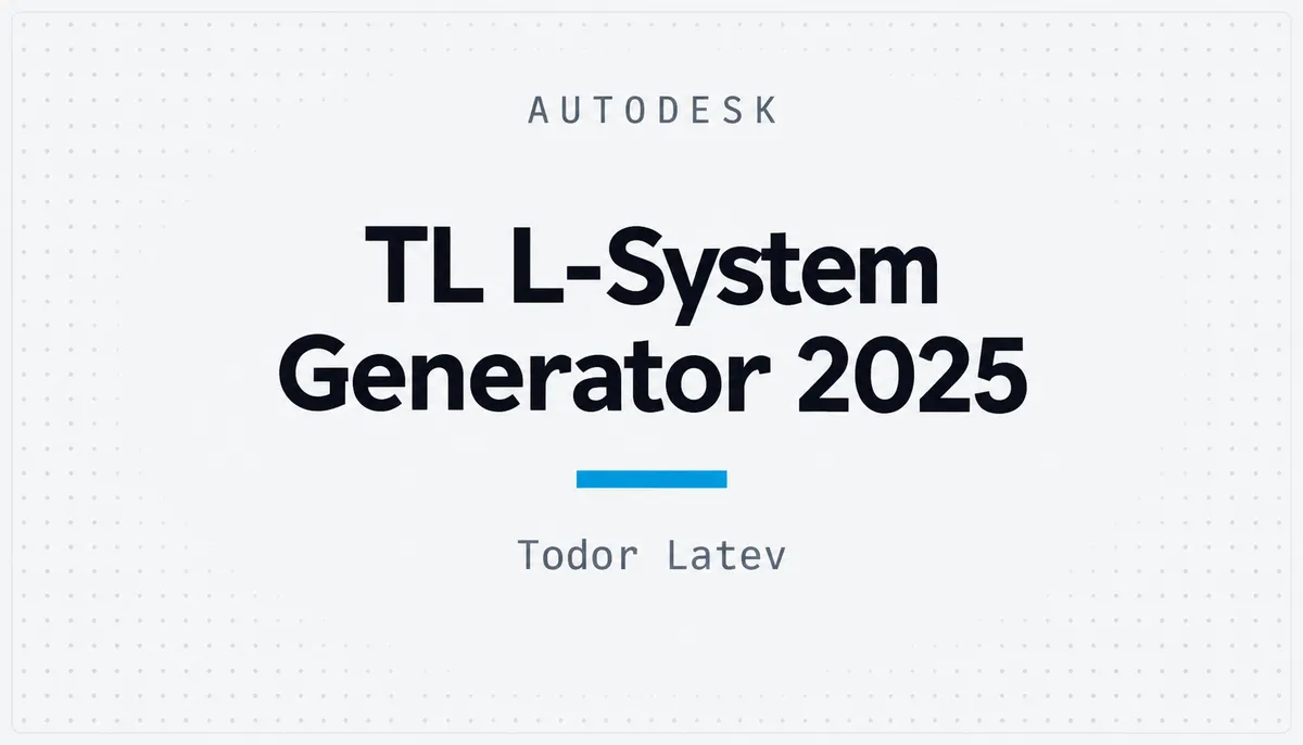 TL L-System Generator 2025 — cover image