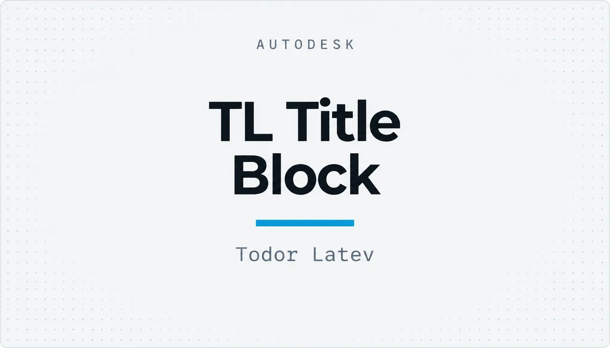TL Title Block — cover image