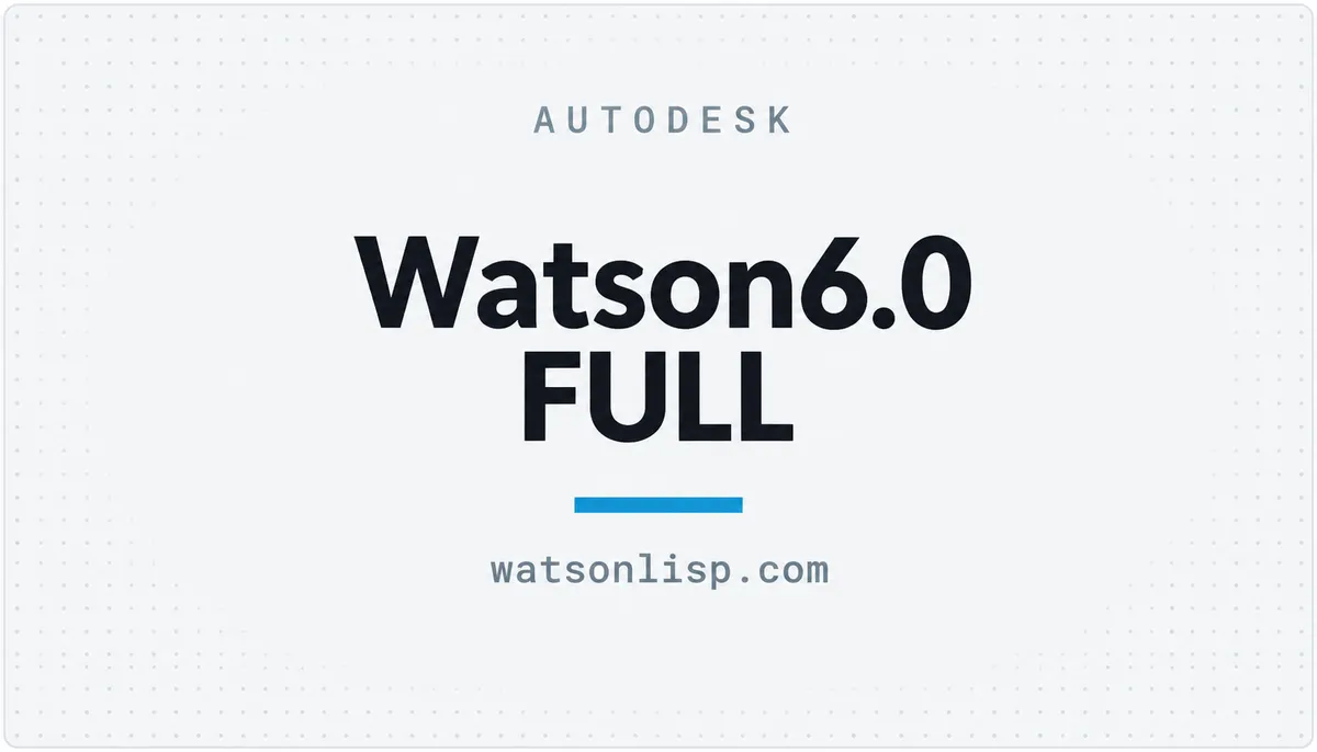 Watson6.0 FULL — cover image
